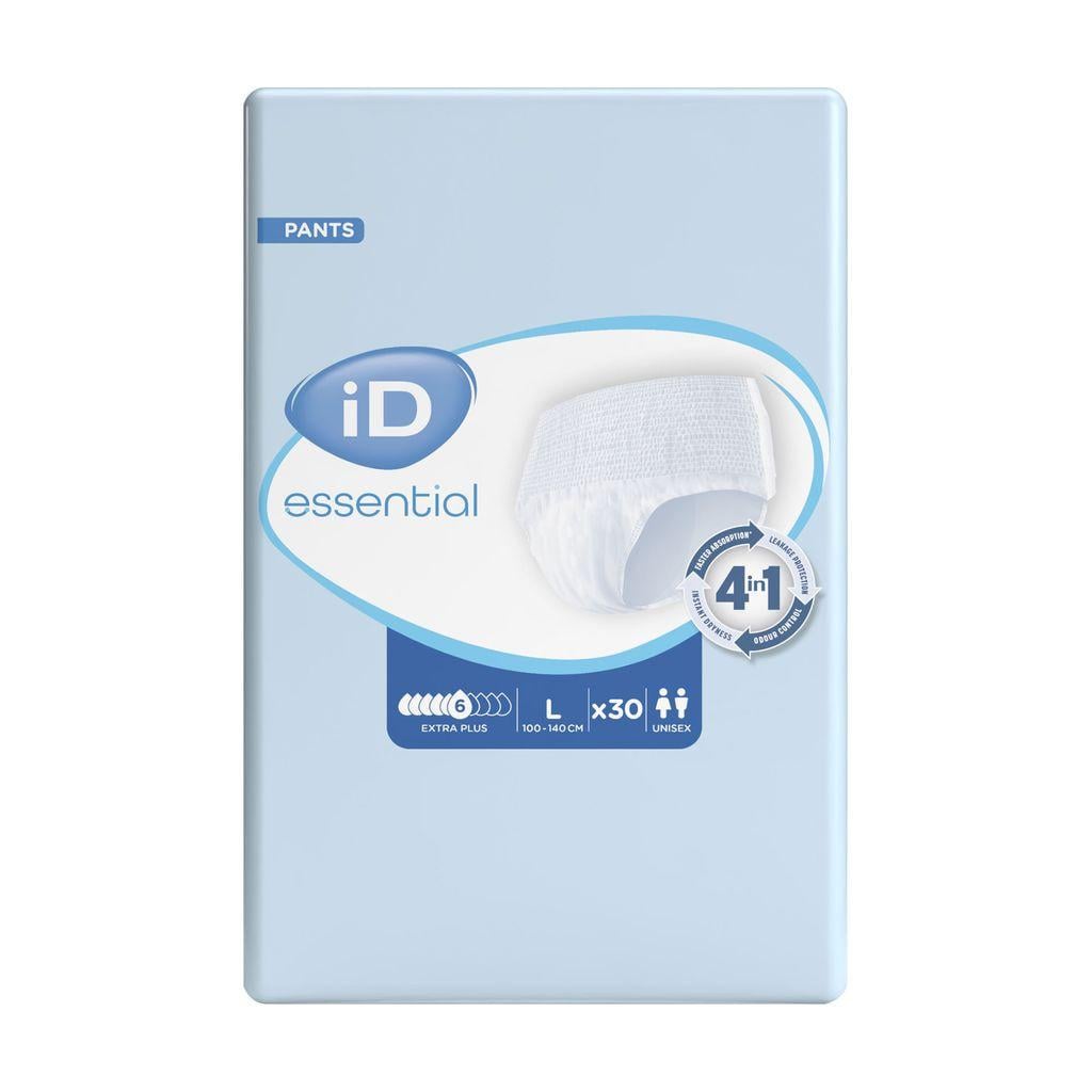 Подгузники-трусики для взрослых iD Essential Extra Plus L 100-140 см 30 шт. (000006785)