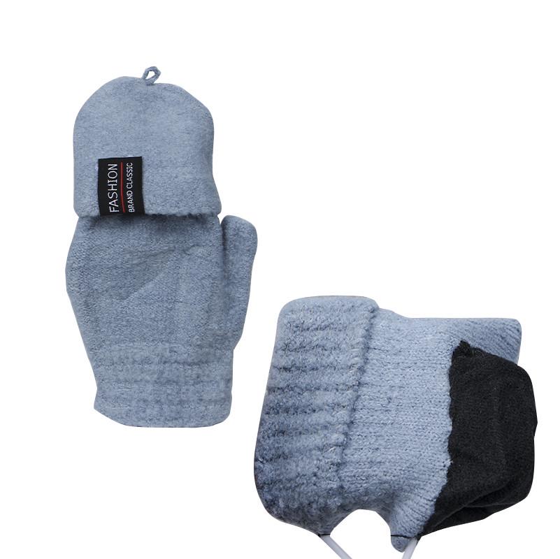 Перчатки-митенки зимние женские Lesko 2020 USB-подогрев регулируется застежкой Blue (24366796) - фото 2 Перчатки-митенки зимние женские Lesko 2020 USB-подогрев регулируется застежкой Blue (24366796) - фото 2