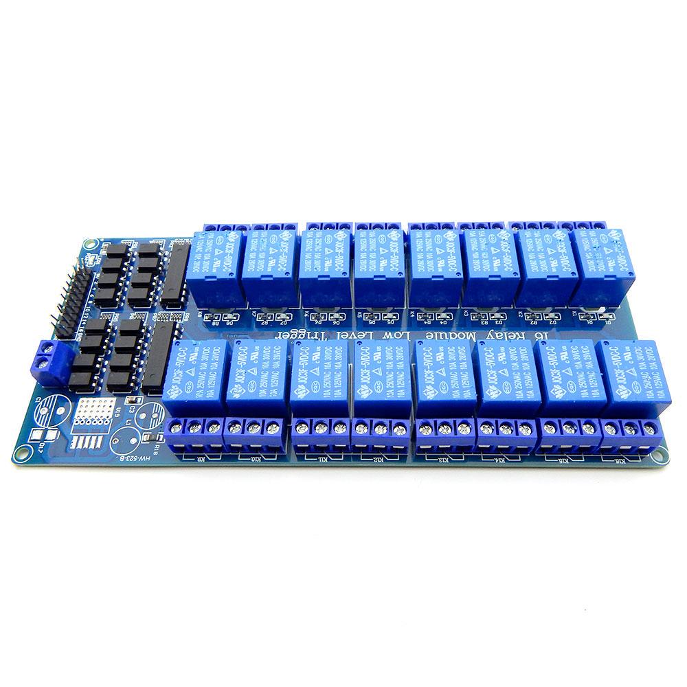 Реле 16-ти канальний управління 5V для Arduino - фото 2