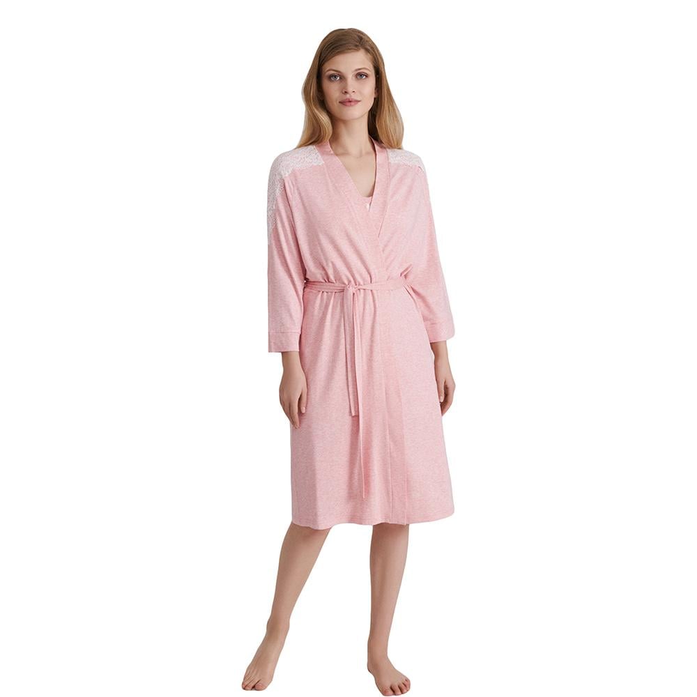 Халат домашний женский Ellen S Розовый (LGM 212/01/01)