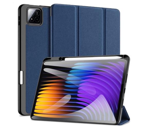Чехол-книжка Custer Magnet Flip Cover для Xiaomi Pad 7/7 Pro Темно-синий Чехол-книжка Custer Magnet Flip Cover для Xiaomi Pad 7/7 Pro Темно-синий