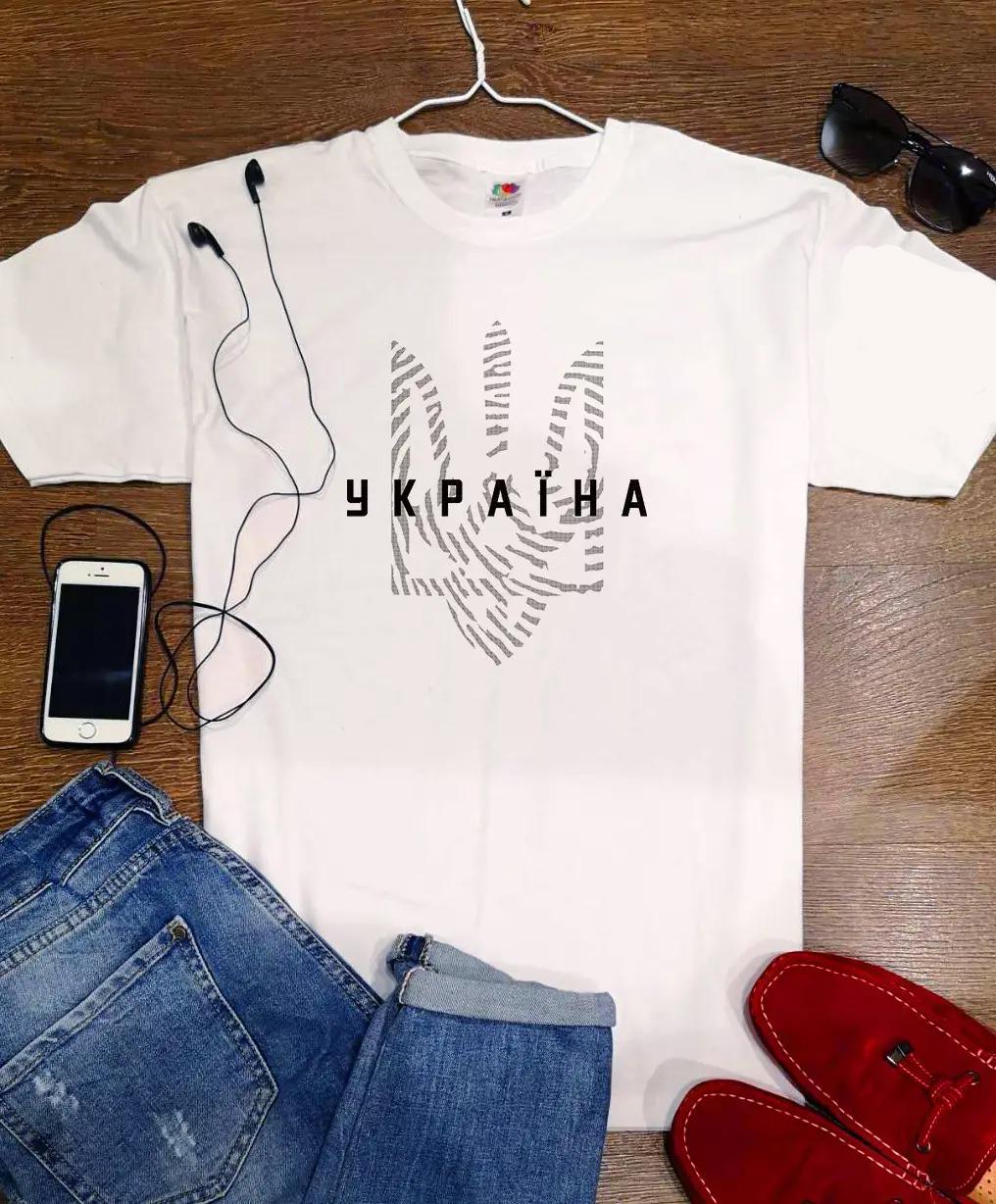 Футболка Stedman Україна Тризуб S Білий (19459639)