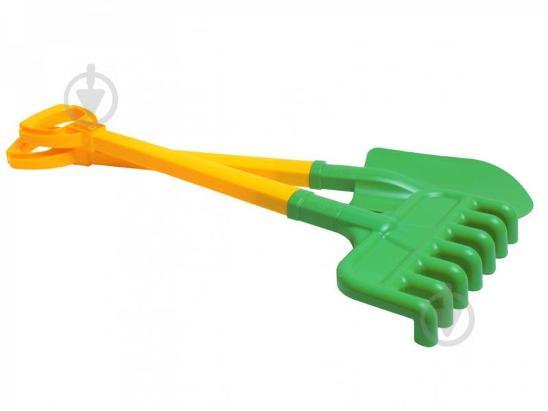 Набор Лопата+ Грабли Технок Зеленый (2391)