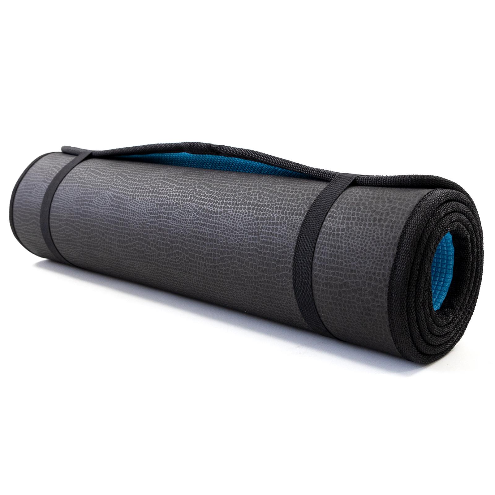 Килимок для йоги та фітнесу EVA Osport Yoga Pro/8 мм Чорно-блакитний (OF-0275) - фото 6 Килимок для йоги та фітнесу EVA Osport Yoga Pro/8 мм Чорно-блакитний (OF-0275) - фото 6