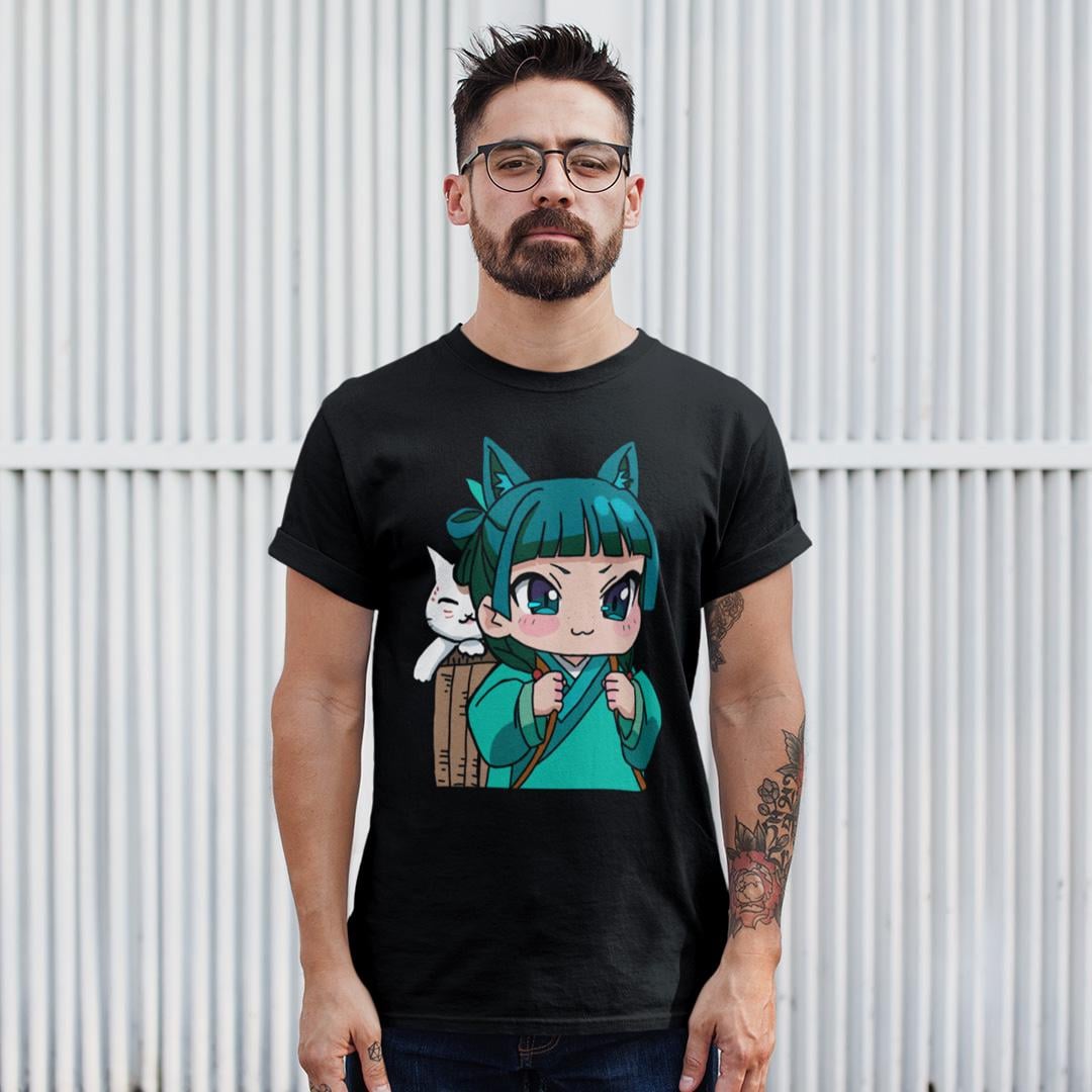 Футболка унисекс The Apothecary Diaries Maomao Chibi 4XL Черный (0000022333)