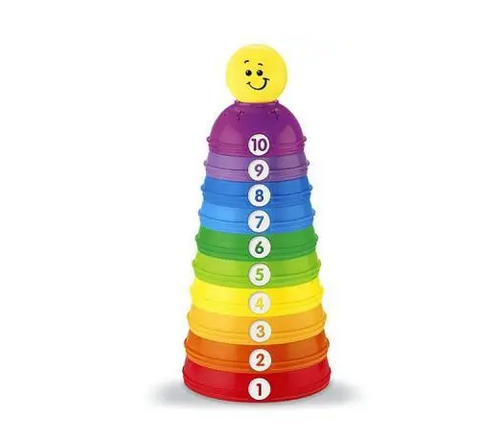 Пірамідка Fisher-Price Формочки-пірамідка Великий-більше (W4472)