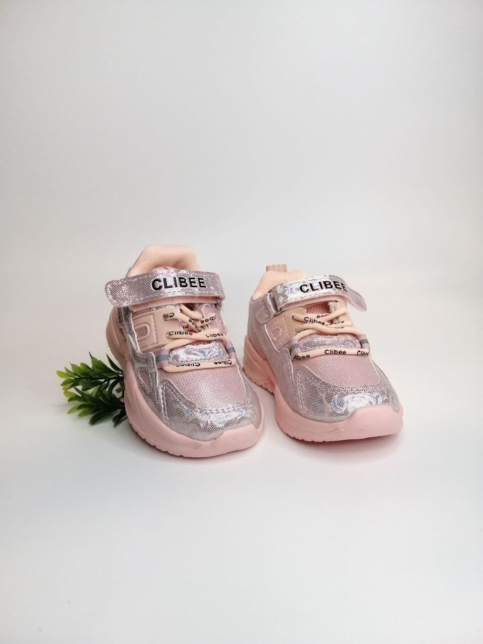 Кроссовки для девочки Clibee р. 23 14 см Розовый (106 Е pink)
