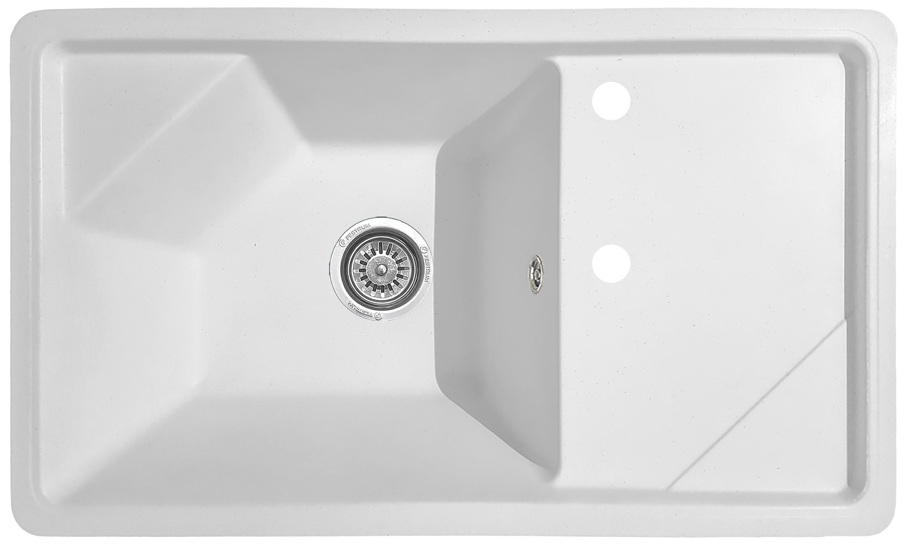 Мойка кухонная Valetti 58CR 785х465 мм Белый