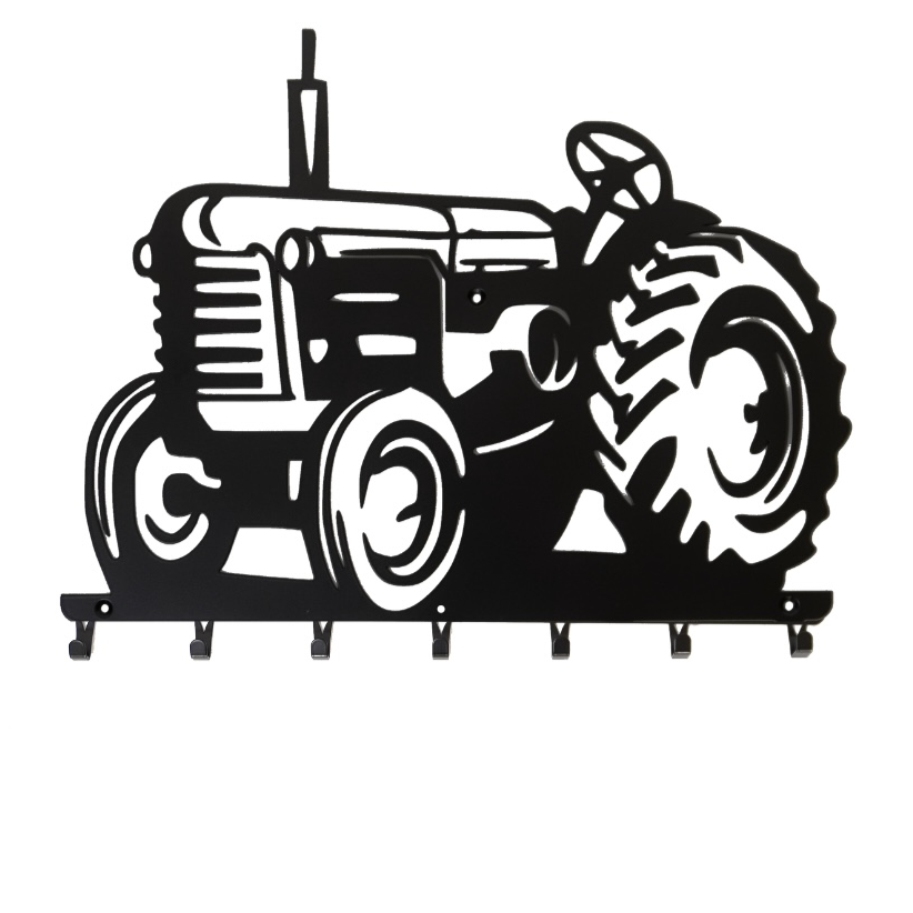 Вішалка для одягу та аксесуарів Трактор 7 гачків ширина основи для гачків 60 см (27022523L)