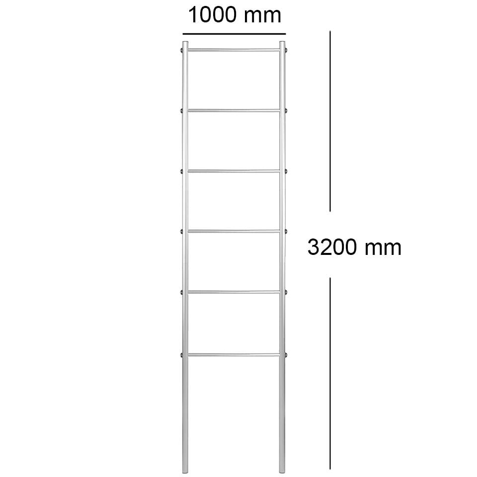 Опора для рослин шпалера садова 3200х1000 мм d 28 мм/d 12 мм (ШС-D28/D12-3200*1000) - фото 2 Опора для рослин шпалера садова 3200х1000 мм d 28 мм/d 12 мм (ШС-D28/D12-3200*1000) - фото 2