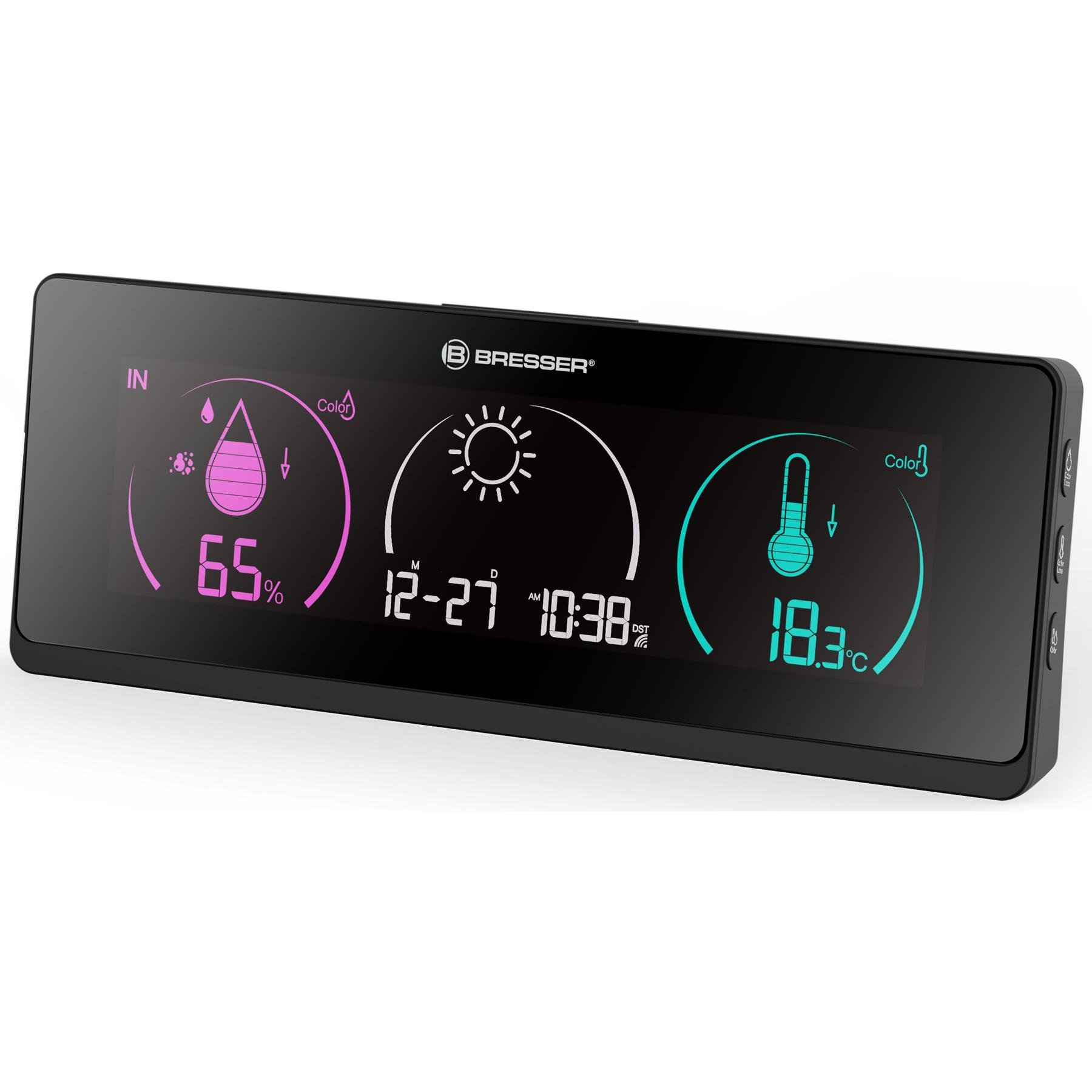 Метеостанция Bresser Colour Temeo Life Black (7008001CM3000) - фото 5 Метеостанция Bresser Colour Temeo Life Black (7008001CM3000) - фото 5