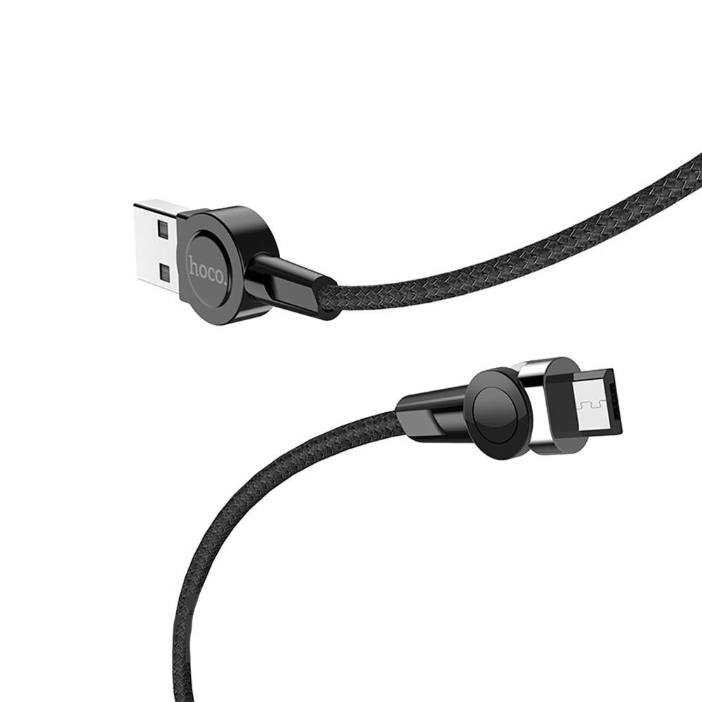 Кабель Hoco S8 Magnetic charging cable for Micro Black