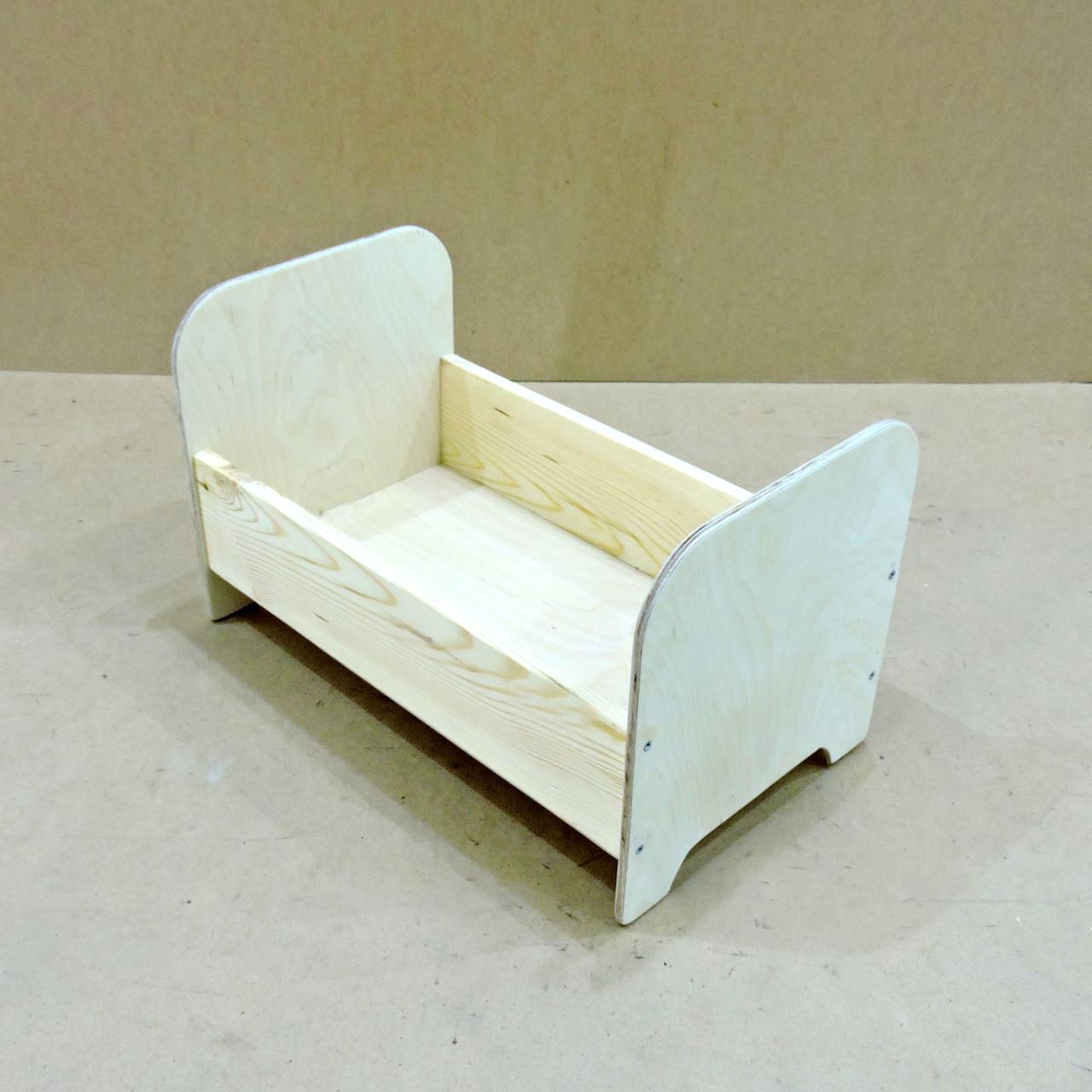 Кровать для кукол из дерева Мариан Бланже (КРТ-001601) - фото 6 Кровать для кукол из дерева Мариан Бланже (КРТ-001601) - фото 6