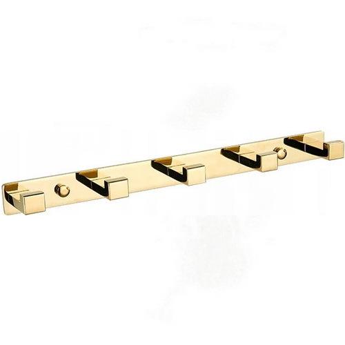 Планка с крючками для полотенец Mexen MEX-709265-50 пятерной Золотой (194580)