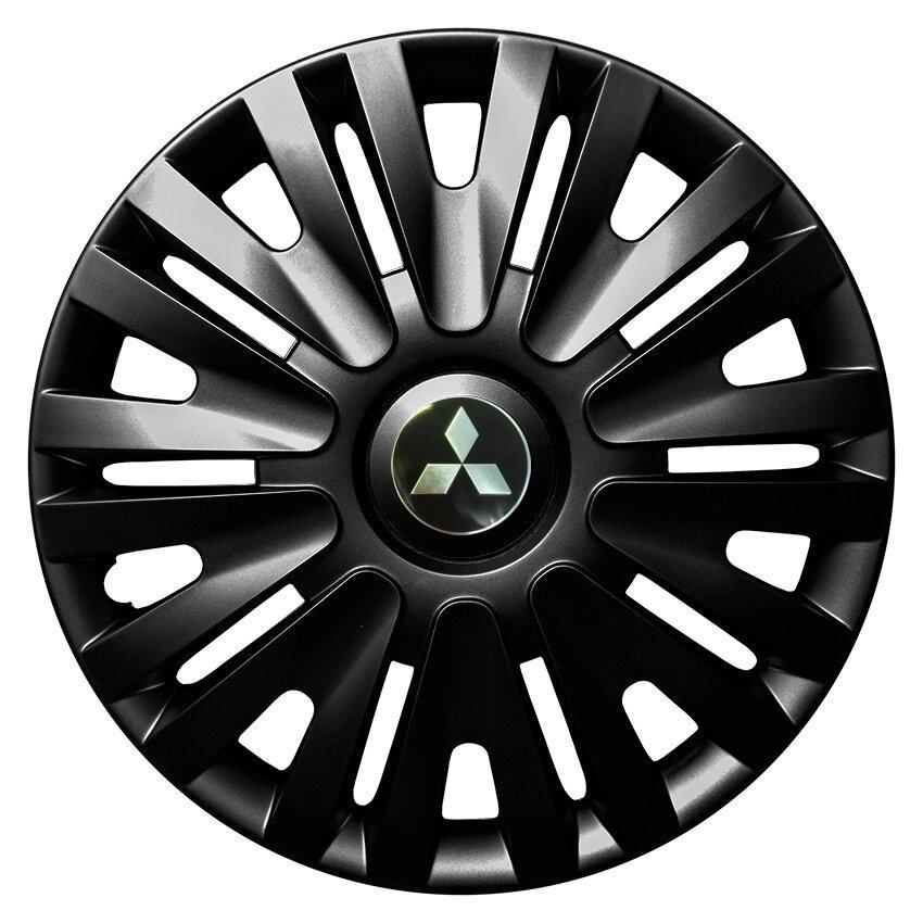 Комплект колпаков JAWOPLAST Alpha R16 для Mitsubishi 4 шт. Black (28434934)