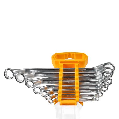 Комплект ключів гайкових INGCO INDUSTRIAL накидних вигнутих 6-22 мм (26771521) - фото 3