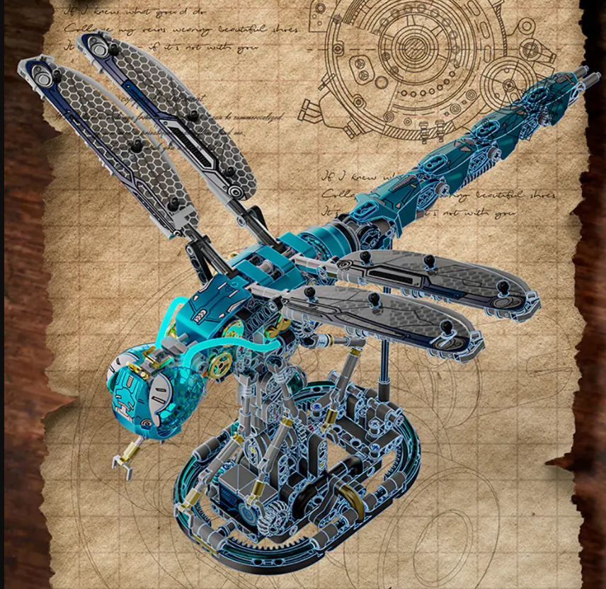 Конструктор механічний MJI Стрекоза для дітей та дорослих 866 дет. (13086) - фото 8