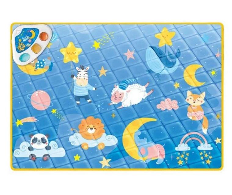 Коврик игровой музыкальный Baby Play Mat на батарейках музыкальная панель/успокаивающие звуки Multicolor (150134)