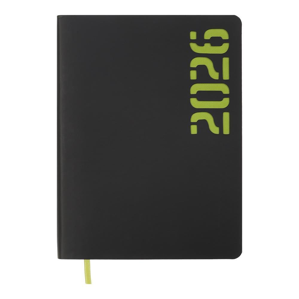 Дневник датированный 2026 Buromax Neon A5 336 стр. Желтый (BM.21153-08)