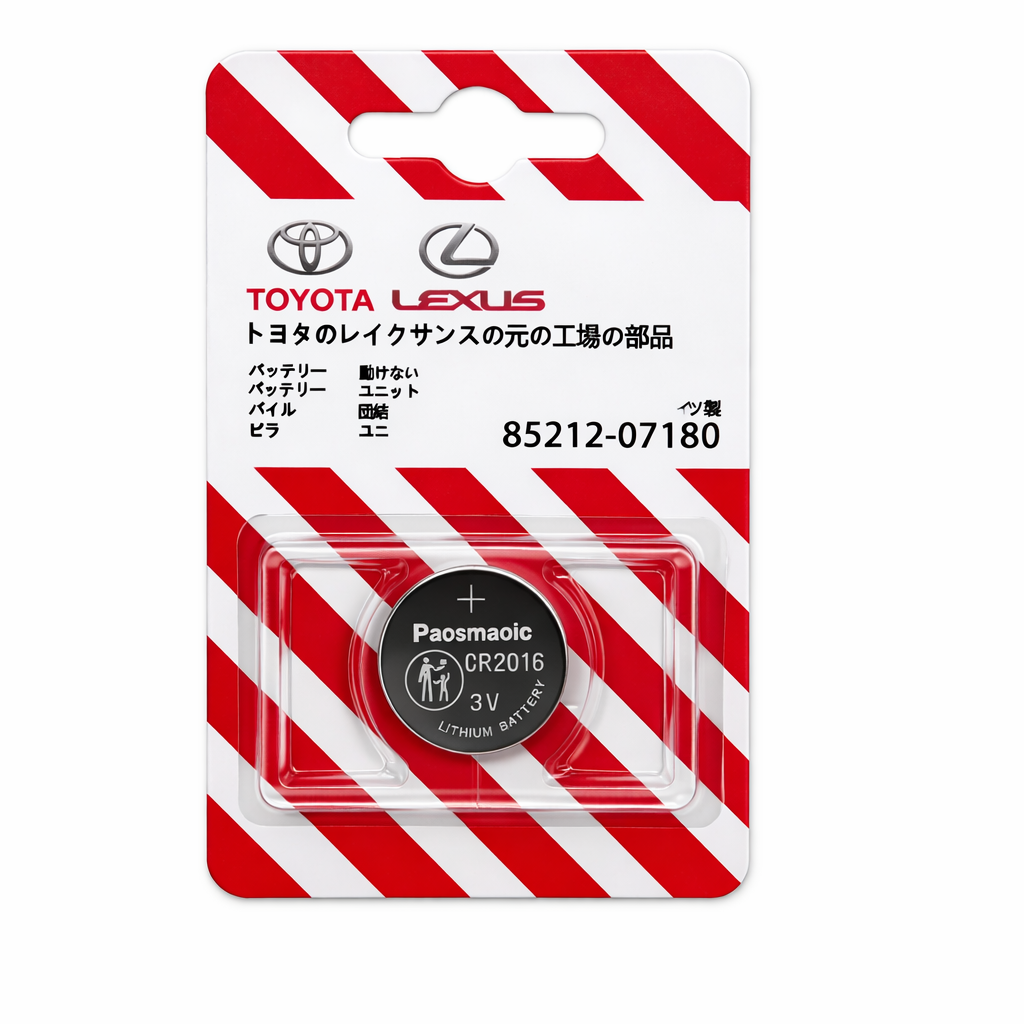 Батарейка для ключа Toyota Lexus CR2016 3V 85212-07180 литиевая