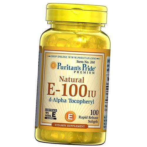 Вітамін Е Natural Vitamin E-100 100 гел. капс. (36367190)