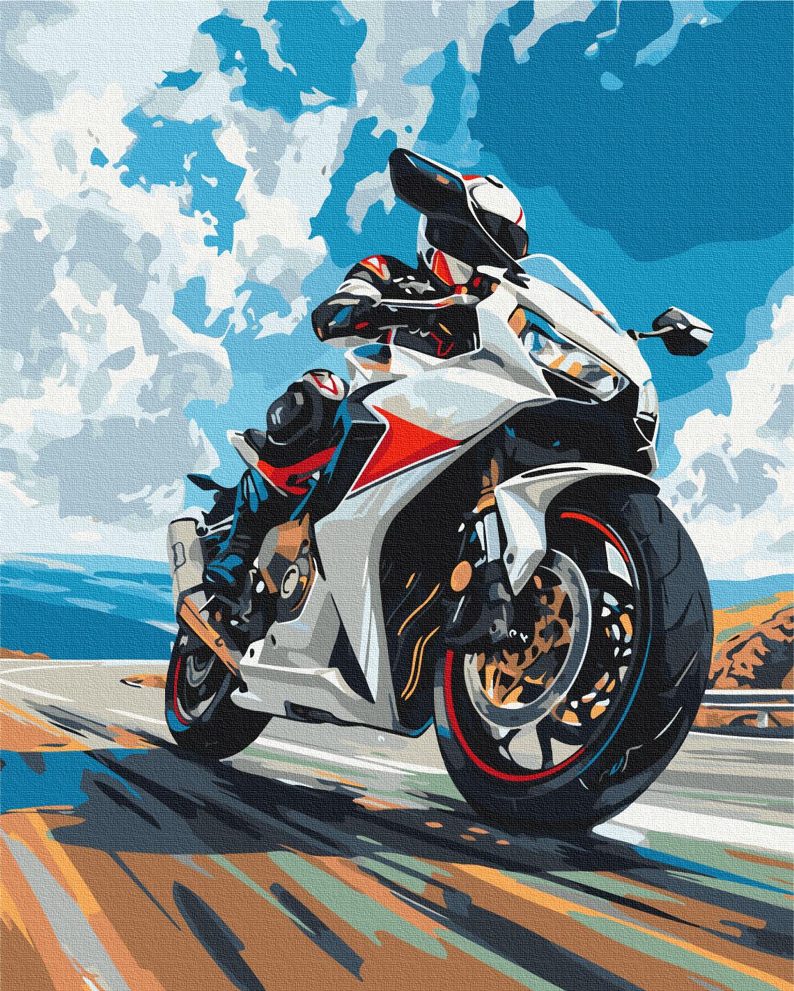 Картина по номерам Brushme Дорога к облакам 40x50 см (BS54133)