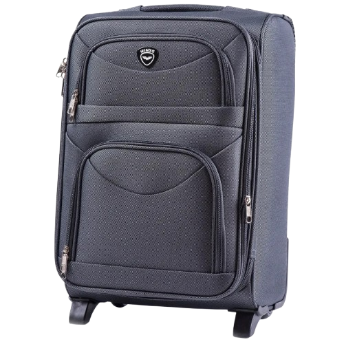 Чемодан дорожный Wings 6802 M Серый (2371523675)