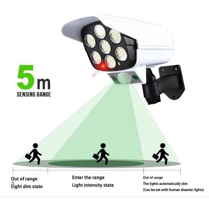 Ліхтар вуличний у вигляді камери Solar Light BL JLP 2178 з пультом - фото 6