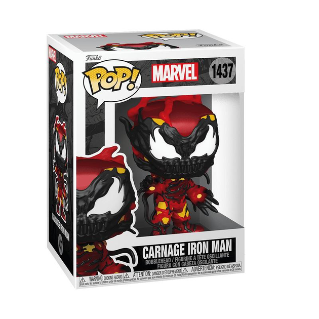 Фигурка Funko Pop Marvel Carnage Iron Man - фото 2 Фигурка Funko Pop Marvel Carnage Iron Man - фото 2