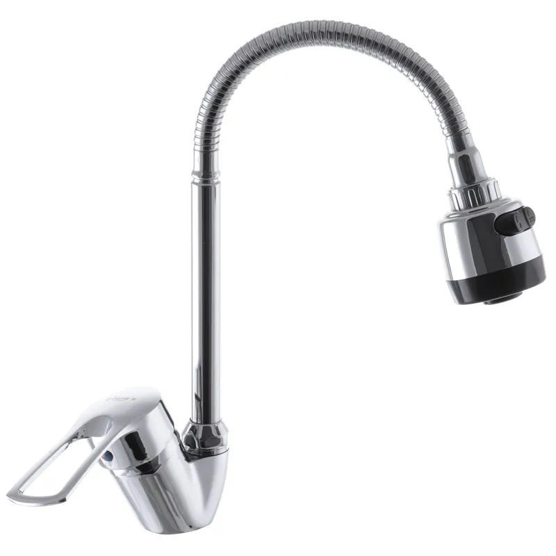 Смеситель для кухни G-FERRO Hansberg 777 с рефлекторным изливом (GF1006)