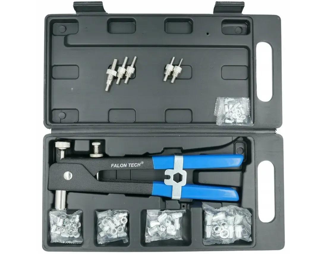 Заклепочник ручной Falon Tech для заклепочных гаек M3-M8 106 эл. (10212239951-1)
