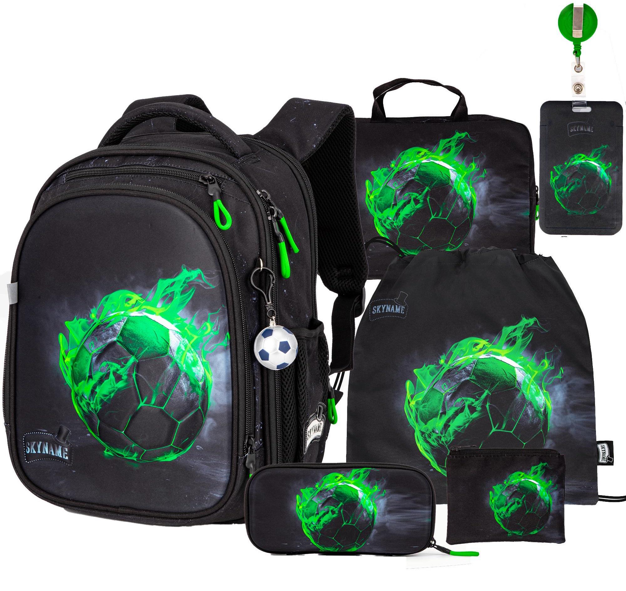 Набор школьный рюкзак и аксессуары Winner SkyName 6в1 (RK-607)