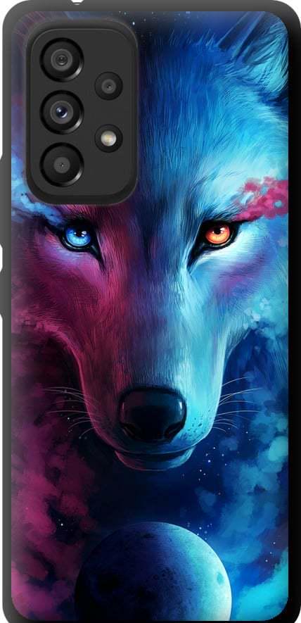 Чехол на Samsung Galaxy A53 A536E Арт-волк (3999b-2585-42517)