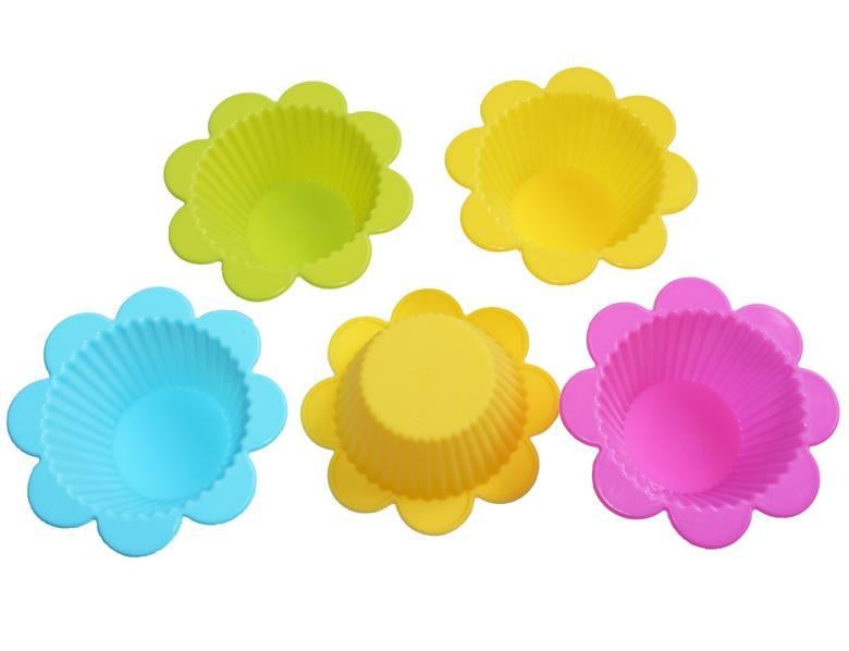 Набір форм для мафінів Ромашка 7 см 5 шт. (EM-7113)