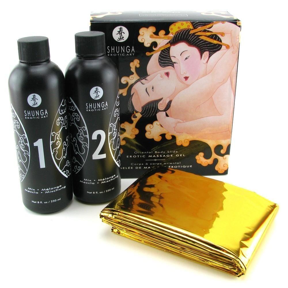 Гель для массажа Shunga ORIENTAL BODY-TO-BODY Melon Mango 2 x 225 мл (SO2553)