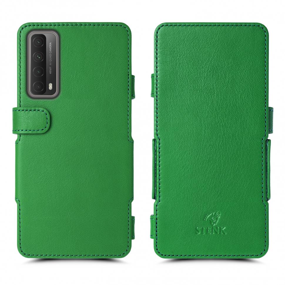 Чехол книжка Stenk Prime для HuaWei P Smart (2021) Зеленый (68222)
