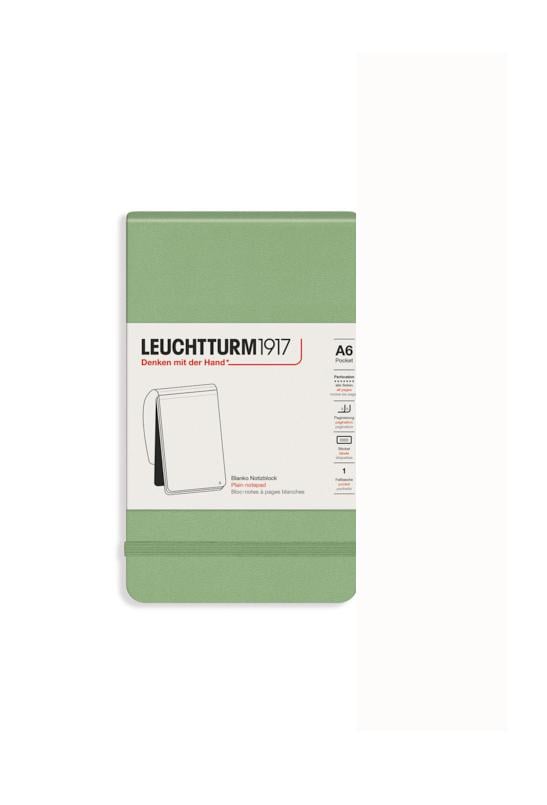 Блокнот репортерский Leuchtturm1917 карманный чистые листы Sage (364405) Блокнот репортерский Leuchtturm1917 карманный чистые листы Sage (364405)