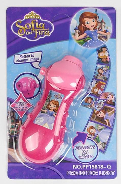 Фонарик-ночник детский София принцесса с 24 картинками (2495157658)