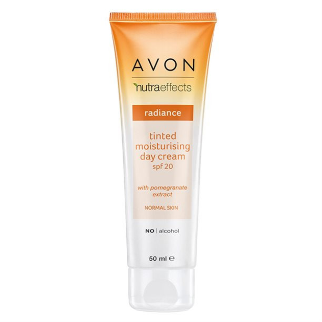 Крем з тональним ефектом Avon Nutraeffects Сяйво з SPF 20 зволожувальний денний 50 мл (AV14759)