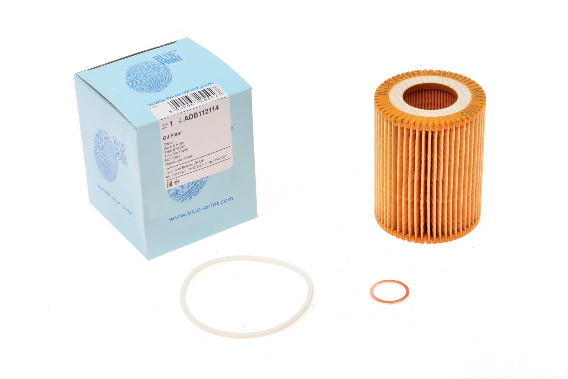 Фильтр масляный BLUE PRINT для BMW 1 F20/F21/3 F30/F31 114-320 i 11- (ADB112114)