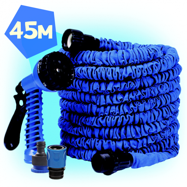 Шланг садовий Magic Xhose розтягується 45 м (jm45) - фото 3