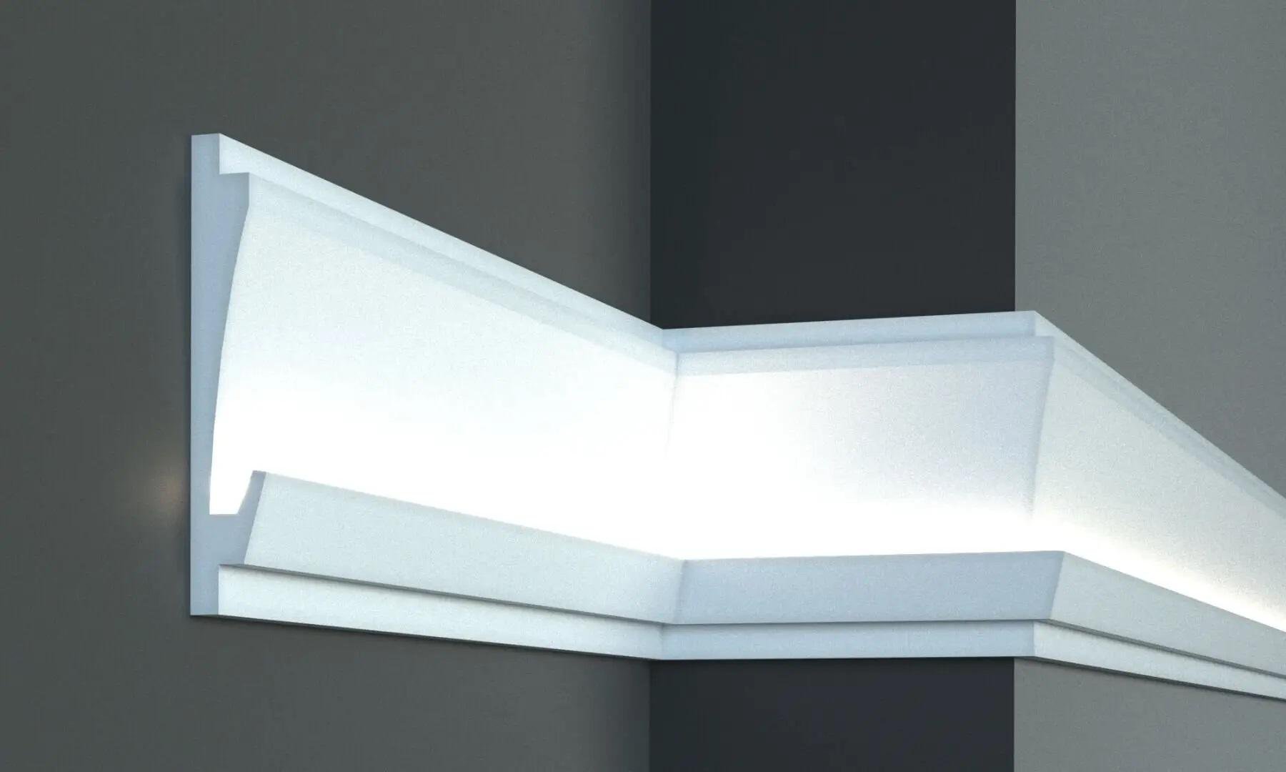 Карниз стельовий Tesori для LED освітлення 185x35x1150 мм (KD 406) - фото 1