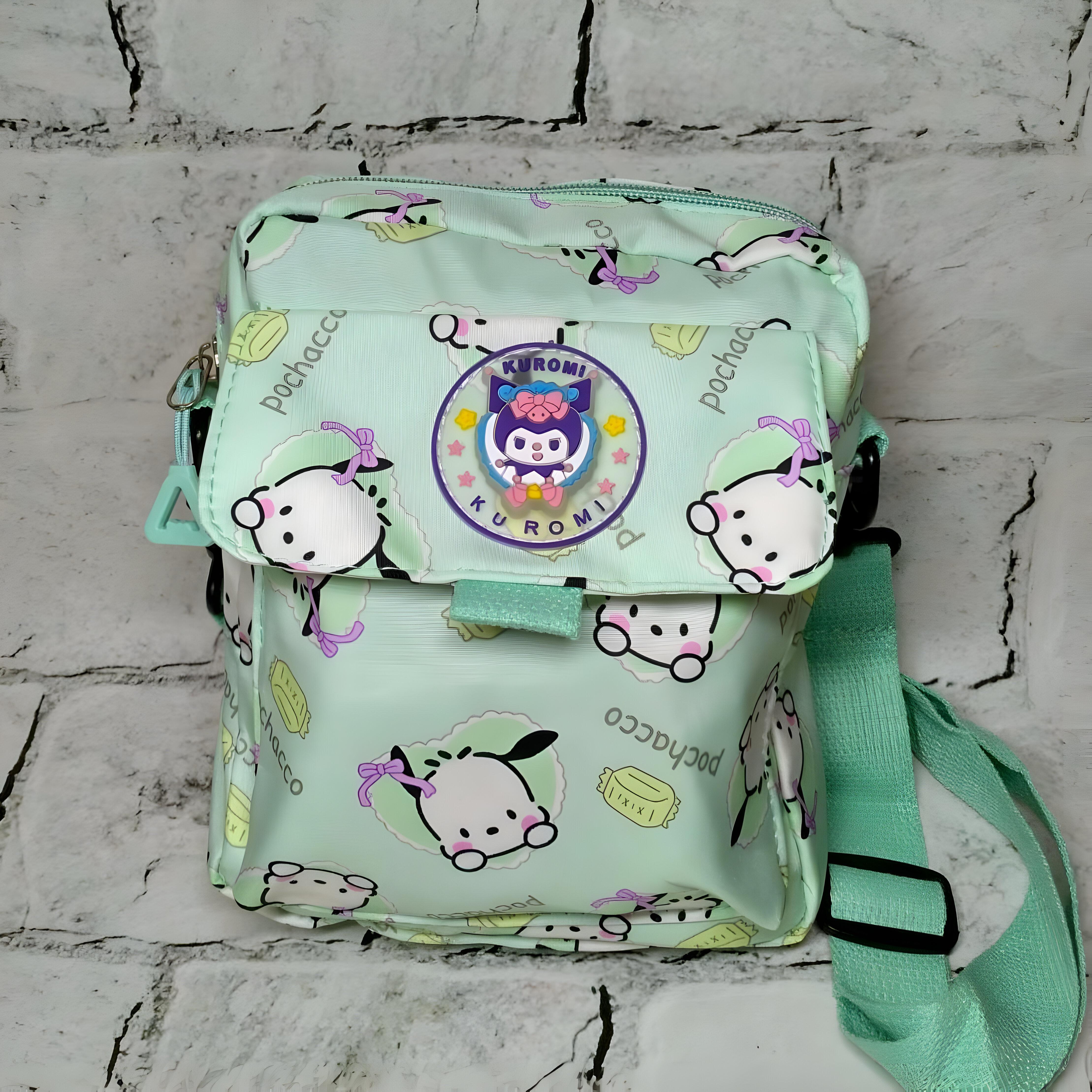 Сумка дитяча крос-боді Почакко 20х16х6 см Бірюзовий (25-575) - фото 3 Сумка дитяча крос-боді Почакко 20х16х6 см Бірюзовий (25-575) - фото 3