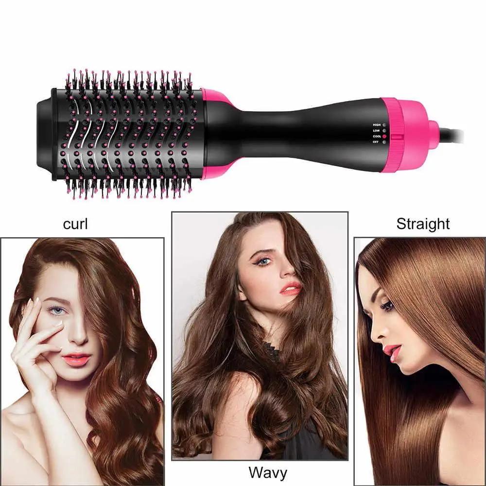Фен-щітка One Step Hair Dryer and Styler 3в1 1000 Вт 3 режими нагрівання (7494) - фото 9