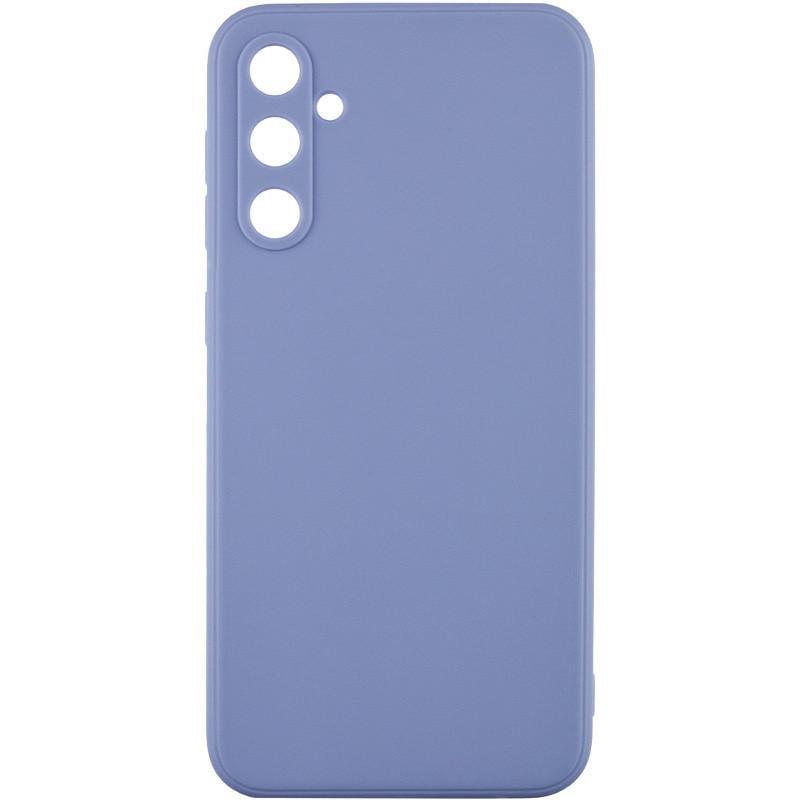 Противоударный Силиконовый чехол Candy Full Camera для Samsung Galaxy A35 Голубой/Mist Blue