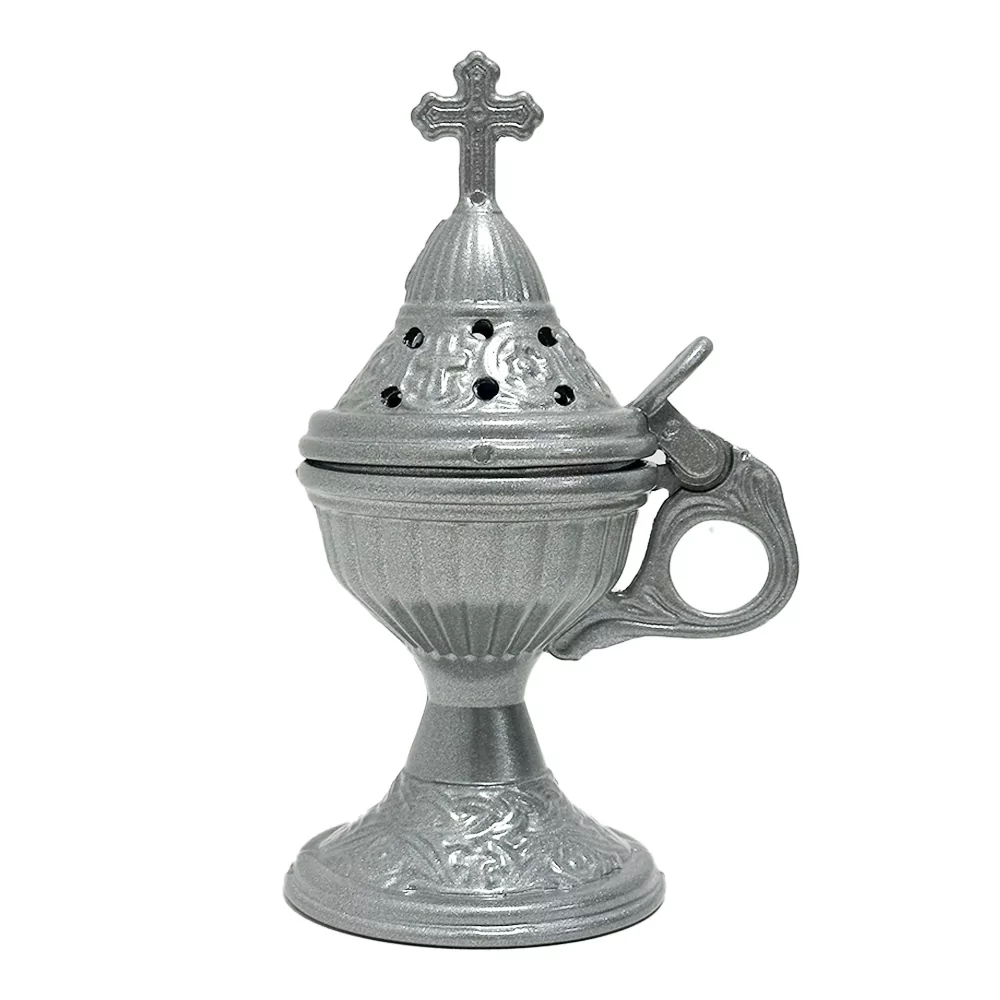 Кадильница металлическая 17 см Серебристый (2699967464) - фото 1 Кадильница металлическая 17 см Серебристый (2699967464) - фото 1