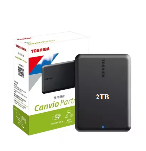 Жесткий диск наружный Toshiba A5 2 TB USB Type-C 3.1 HDD (34986472)