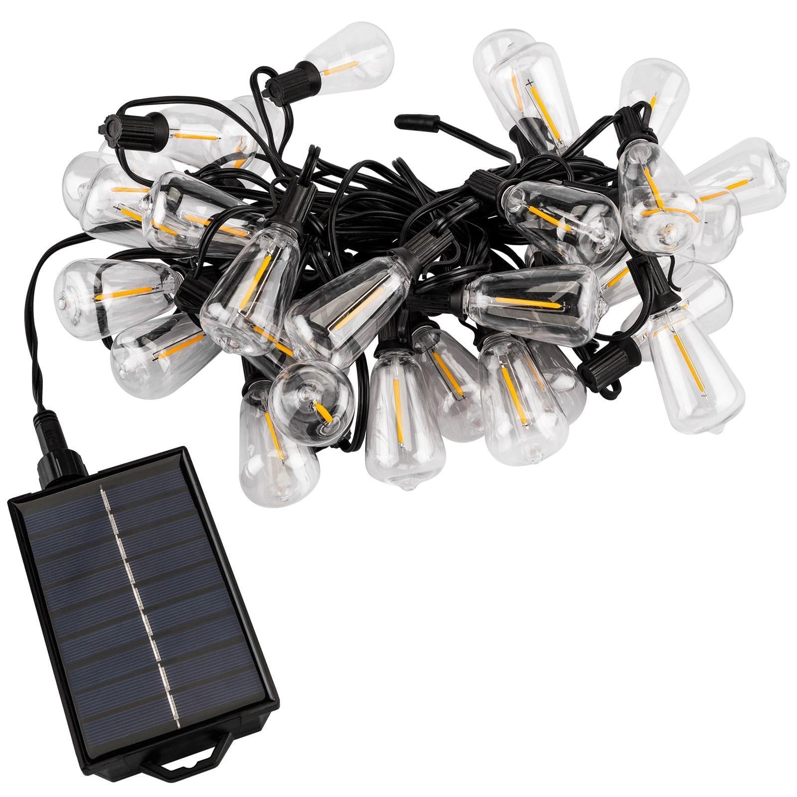 Гирлянда солнечная садовая Lumiled Pyris 30 LED-фонариков+2 шт. теплый свет 2700 K IP44 с пультом/солнечной и USB-зарядкой 9,8 м (10679) Гирлянда солнечная садовая Lumiled Pyris 30 LED-фонариков+2 шт. теплый свет 2700 K IP44 с пультом/солнечной и USB-зарядкой 9,8 м (10679)
