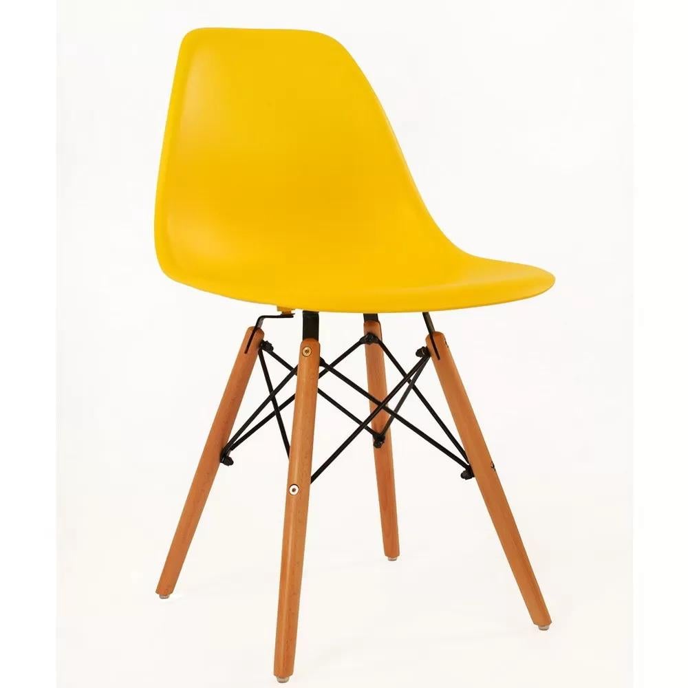 Стул EAMES 12 BEECH Желтый (113048) - фото 1