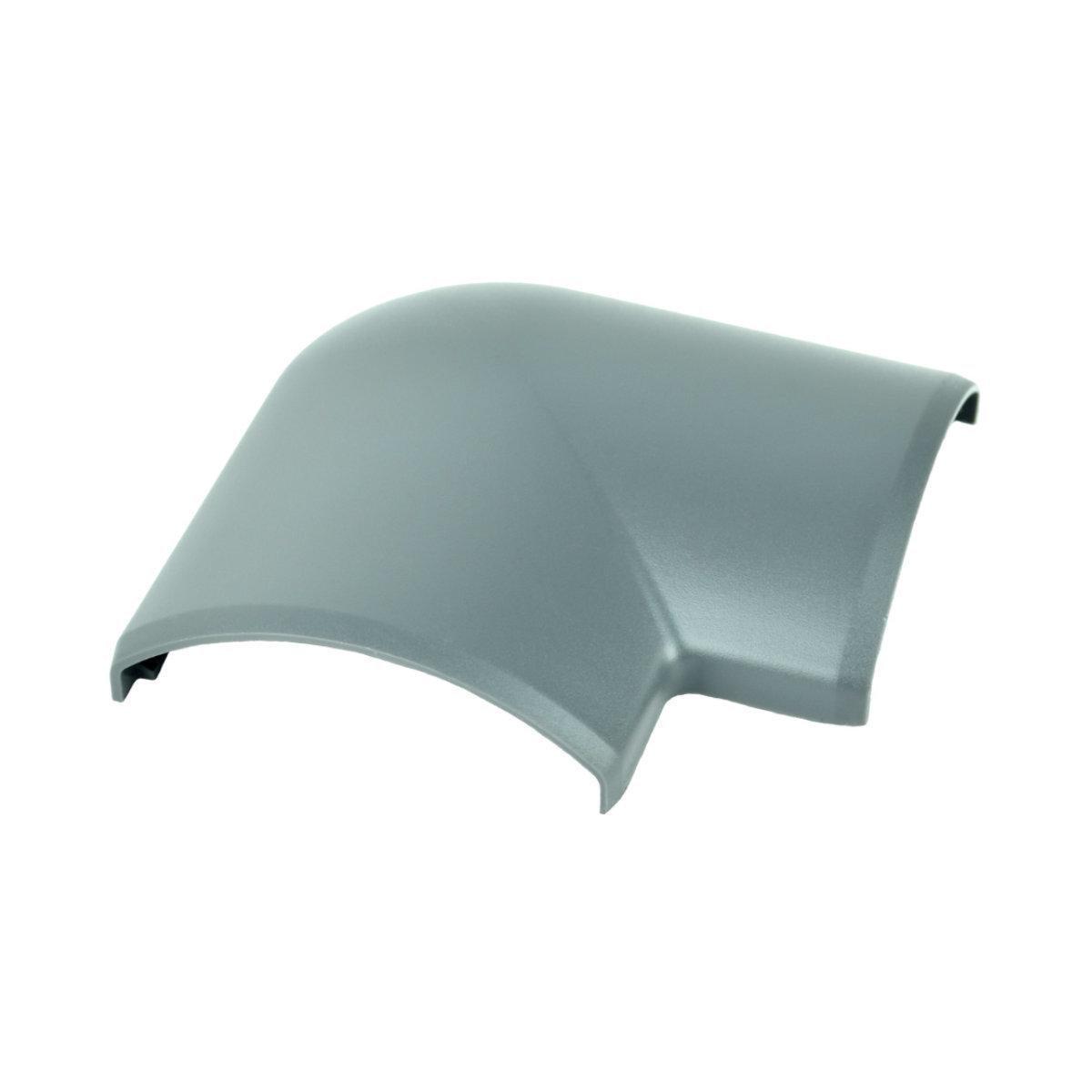 Угол плоский KOPOS для напольного канала LO 50x11 мм ПВХ Темно-серый (8843_LB)